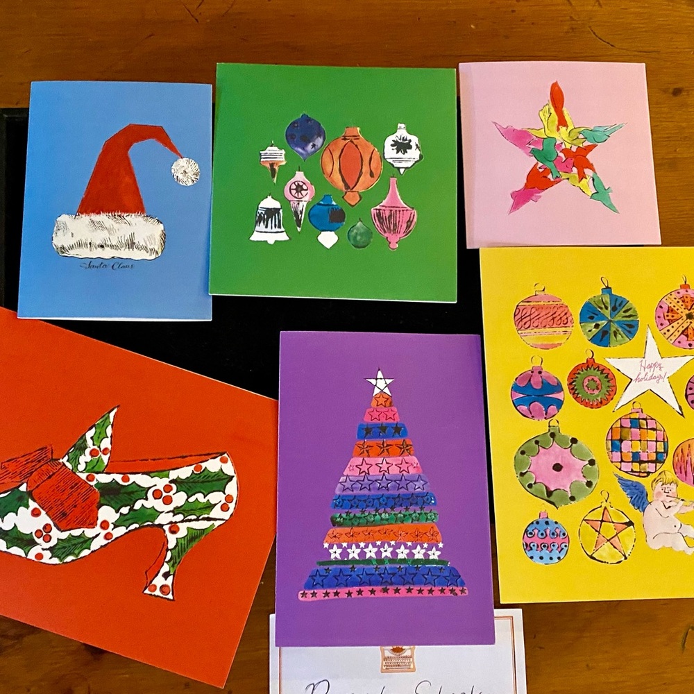 Tiffany & Co. limited edition Andy Warhol Christmas Card designs!  Discontinued